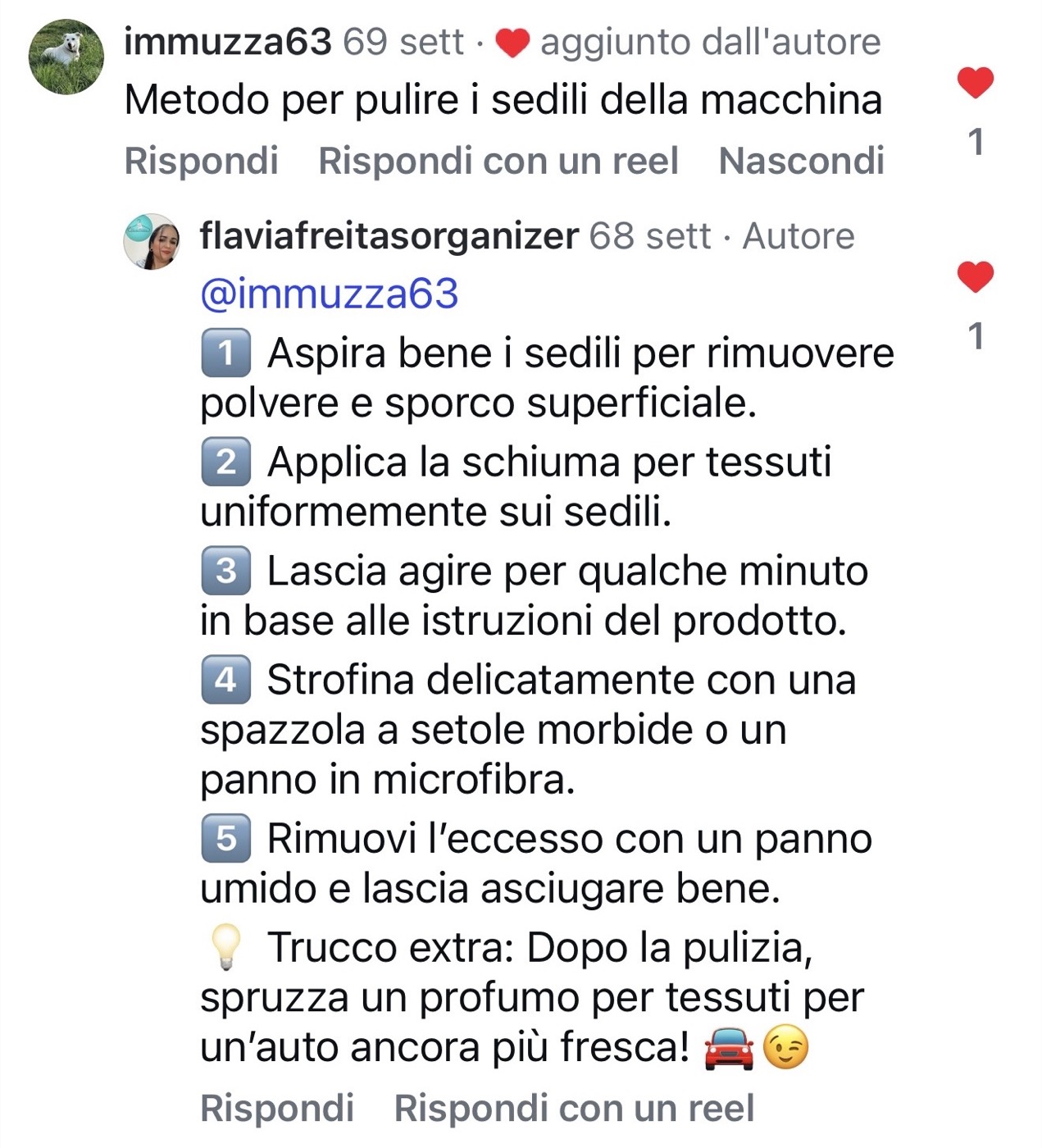 Commento Instagram — metodo passo per passo
